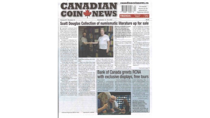 CANADIAN COIN NEWS